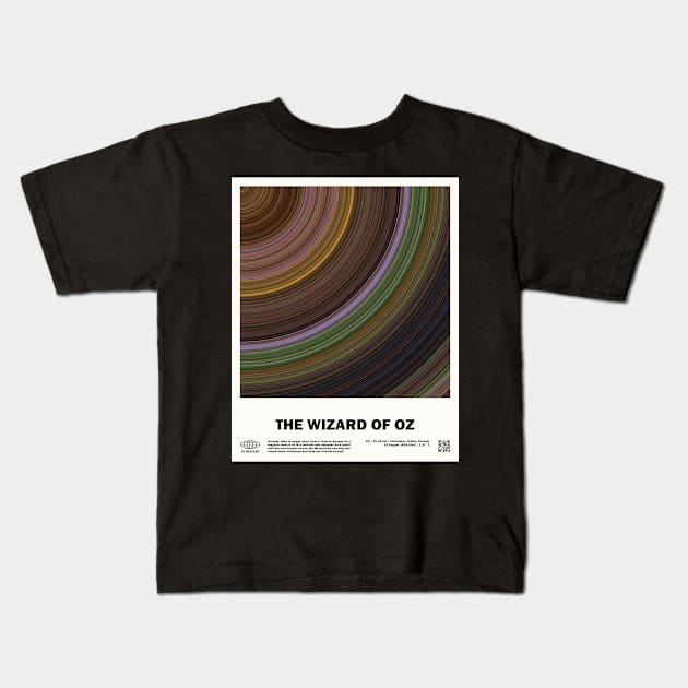 minimal_Wizard of Oz Circular Movie Kids T-Shirt by silver-light